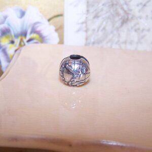 PANDORA Sterling Silver Globe Travel World Explorer Clip 791182